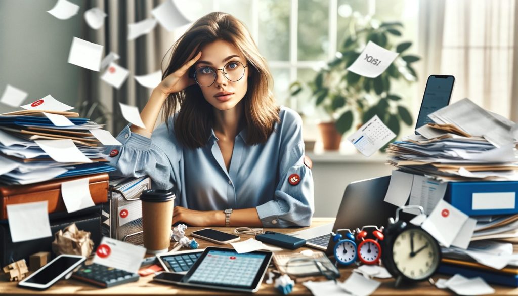 young woman learning to manage stress in daily life